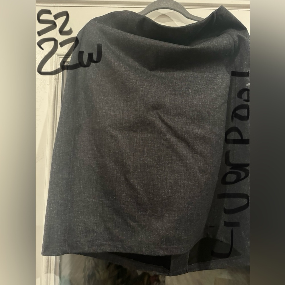 Gray pencil skirt! Barely worn! Plus size!!